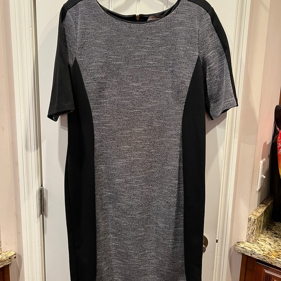 Dana Buchman Black 2pc Dress And Jacket Set Sz 14 - Picture 3 of 6